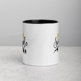 "Keep it Simple" Camping Mug with Color Inside